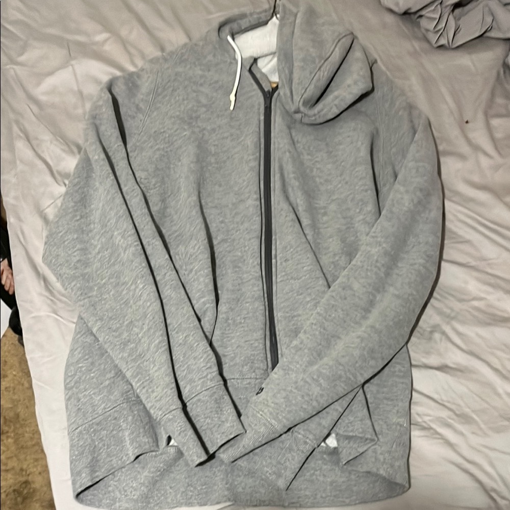 All in Motion Gray Zip Up Sweater Soft and Versatile
